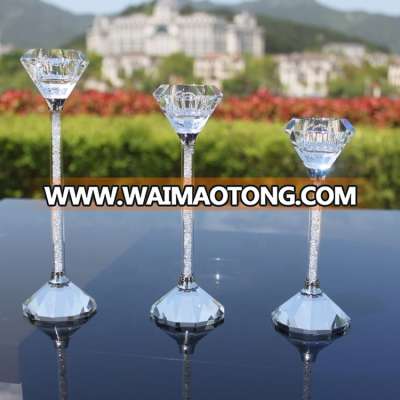 pujiang crystal factory customized candlestick products