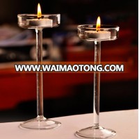 European romantic crystal high glass candlestick candlelight dinner Valentine's day birthday table wedding props candelabra